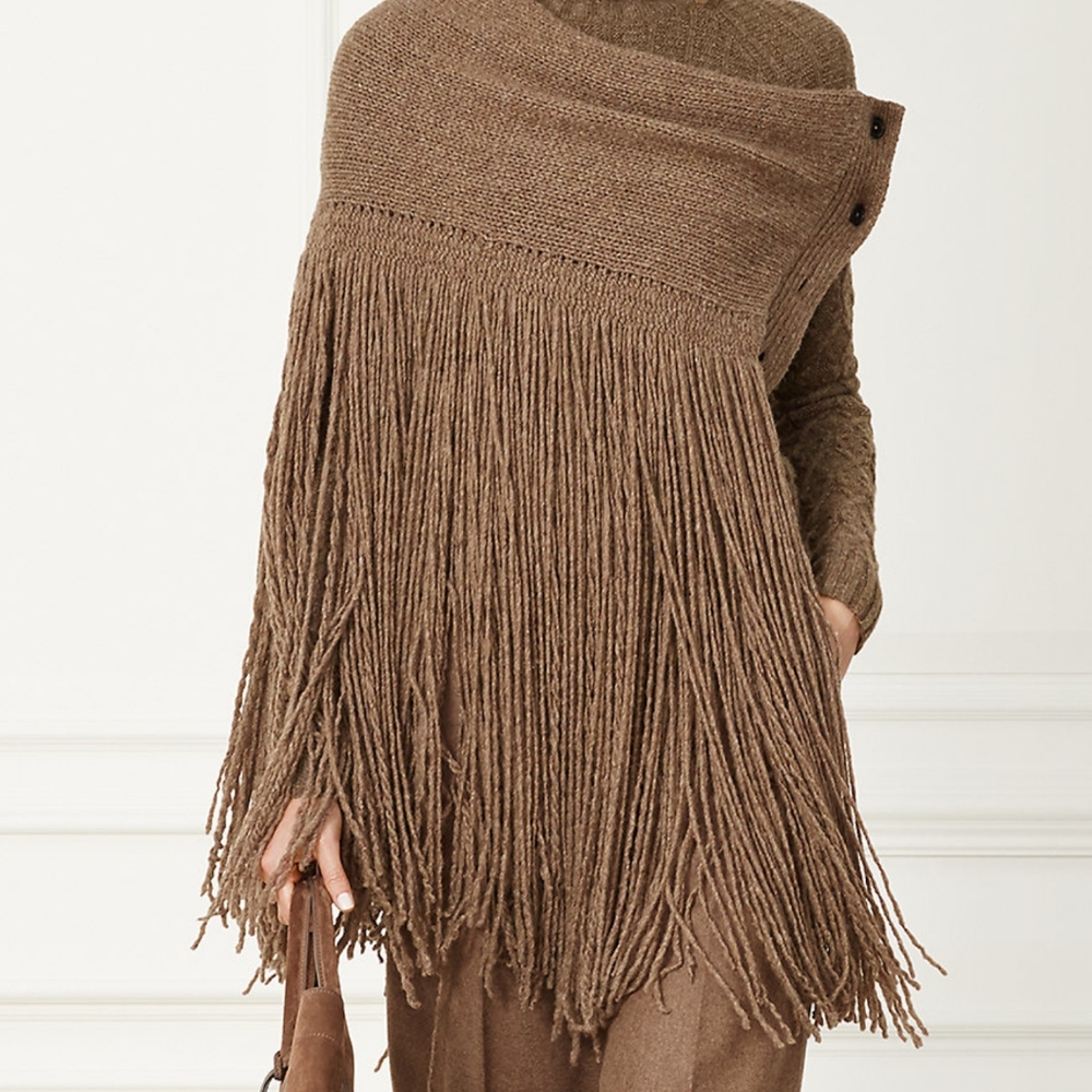 ISO - Ralph Lauren Cashmere Fringe Scarf/Shawl